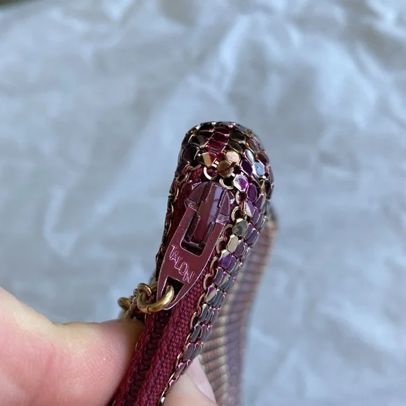 Whiting & Davis Rare Vintage Mesh Clutch/Wallet/Cosmetic Case - Picture 6 of 13